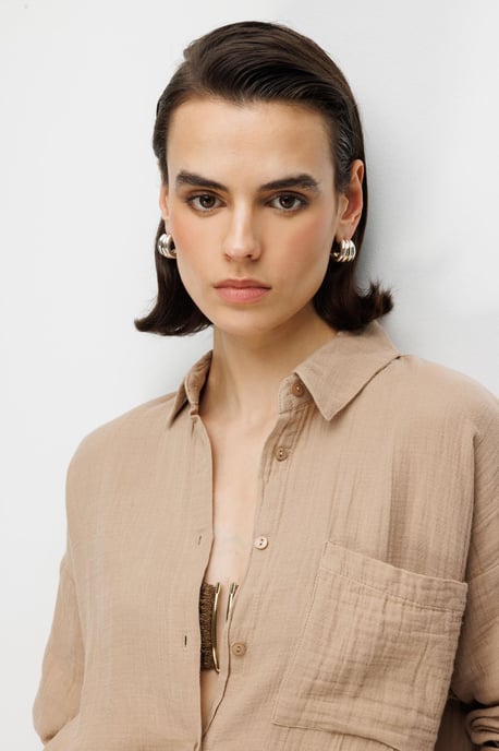 Oversized Shirt met Pocketdetail - Image 4