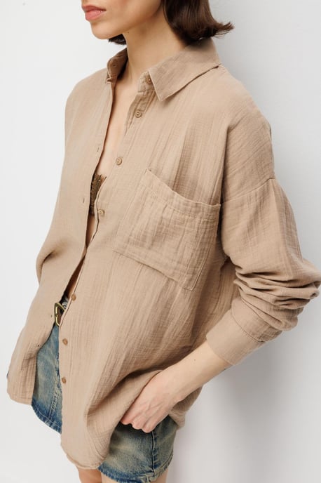 Oversized Shirt met Pocketdetail - Image 5