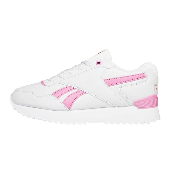 Reebok Womens/Ladies Royal Glide Flat Trainers (Grey/Pink) - Image 3