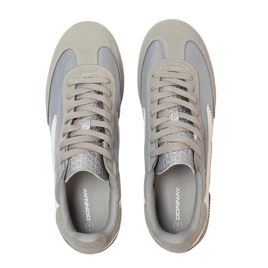 Donnay Retro-sportschoenen met logo voor heren (Grijs) - Image 3