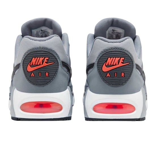 Nike Mens Air Max Leather Trainers (Grey/Black/Red) - Image 2