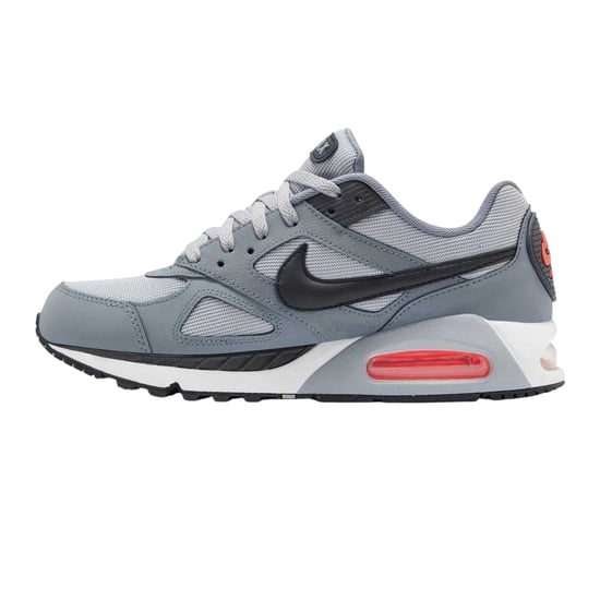 Nike Mens Air Max Leather Trainers (Grey/Black/Red) - Image 3
