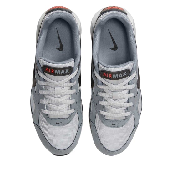 Nike Mens Air Max Leather Trainers (Grey/Black/Red) - Image 4