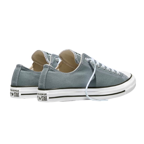 Converse Mens Ox Logo Canvas Trainers (Mineral Grey) - Image 2
