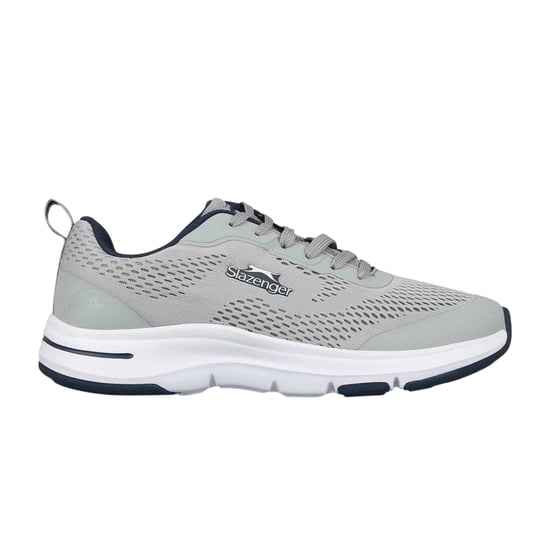 Slazenger Heren Curve Support Mesh Trainers (Grijs/Wit) - Image 1
