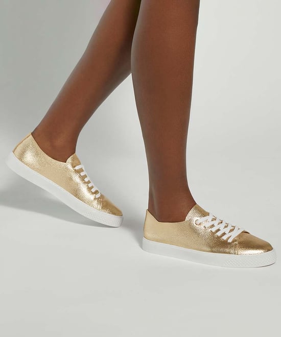 Dune Ladies Ellvie - White Leather Trainers - Image 3