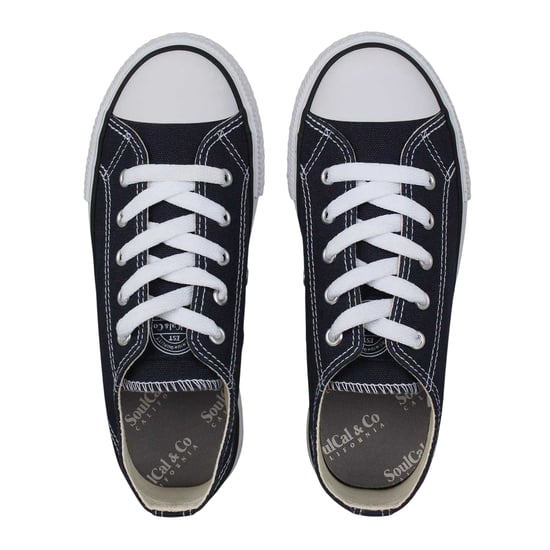 SoulCal Childrens/Kids Classic Canvas Trainers (Navy) - Image 3