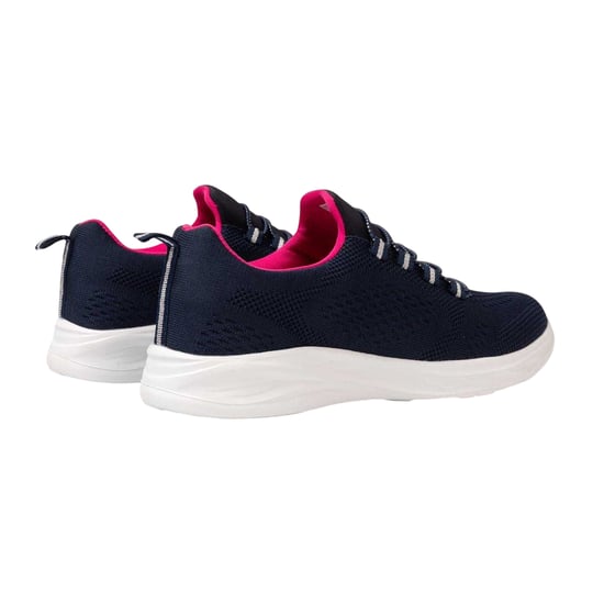 Donnay Dames/Dames Gebreide Platte Trainers (Marine) - Image 2