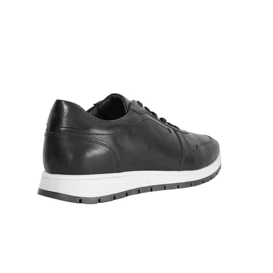 Dune London Tris Leather Trainers för herrar (Marinblått) - Image 2