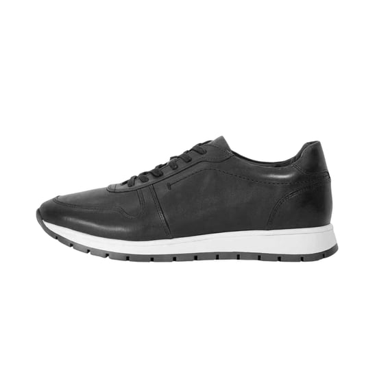 Dune London Tris Leather Trainers för herrar (Marinblått) - Image 3