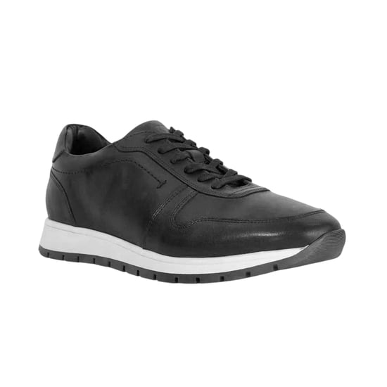 Dune London Tris Leather Trainers för herrar (Marinblått) - Image 4