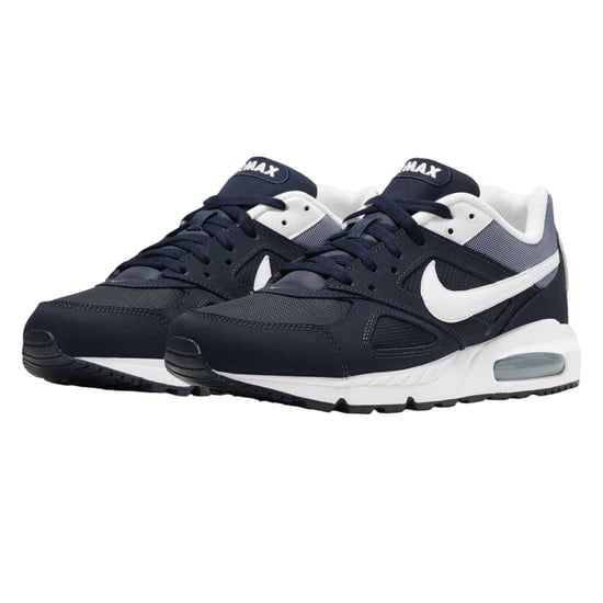 Nike Heren Air Max Leren Sneakers (Marineblauw/Wit) - Image 4