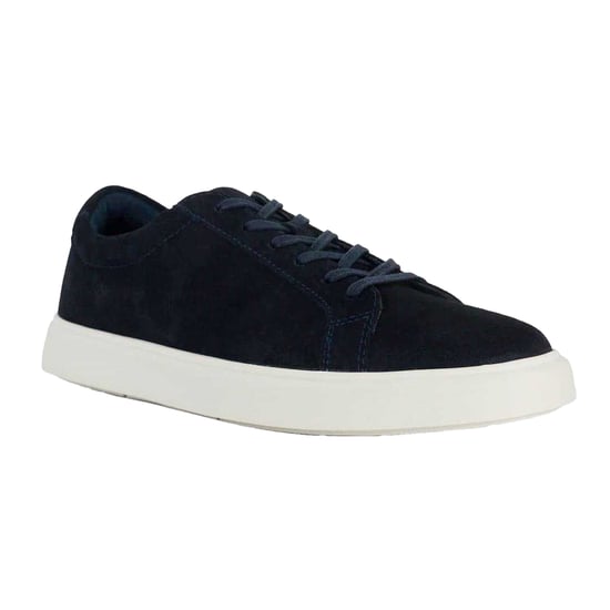 Dune London Mens Tais Suede Flat Shoes (Navy) - Image 4