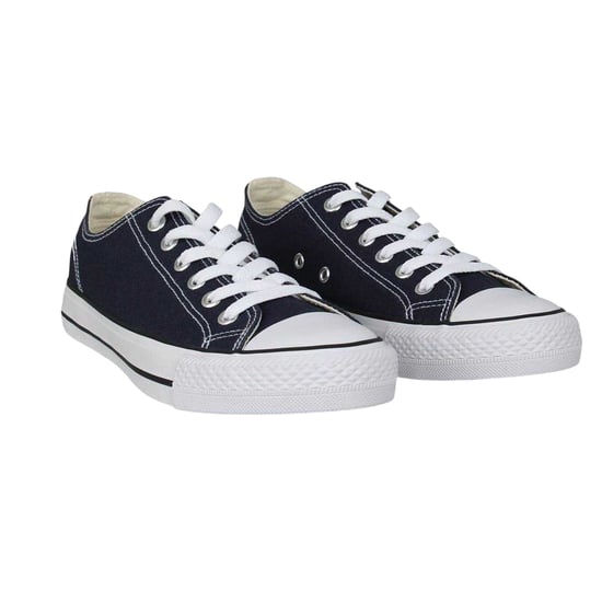 SoulCal Womens/Ladies Canvas Flat Trainers (Navy) - Image 5