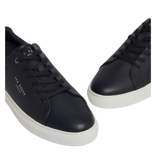Ted Baker Heren Leren Trainers (Marine) - Image 3