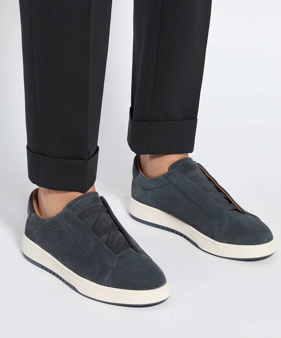 Dune Mens Troys Wf - Lace-Less Cupsole Trainers - Image 3