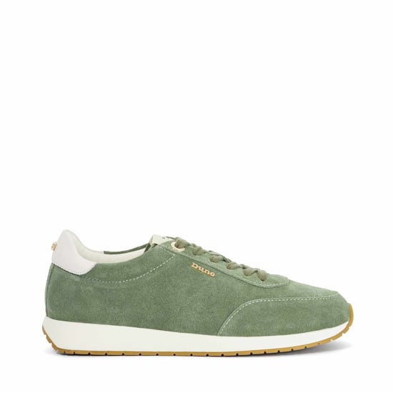 Dune Ladies Ettah - Suede Lace-Up Runner Trainers - Image 2