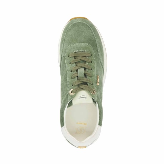 Dune Ladies Ettah - Suede Lace-Up Runner Trainers - Image 4