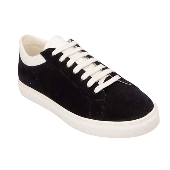 Emporio Armani EA7 Dames/Dames Suède Trainers (Blauw/Wit) - Image 4