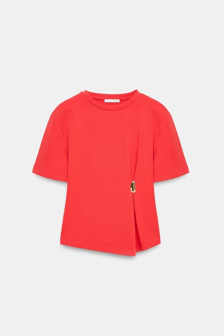 Dames T-shirt met ronde hals en korte mouwen - Image 5
