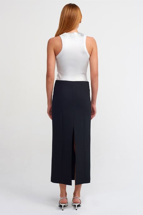 Hoge Taille Midi Pantalonrok - Image 2