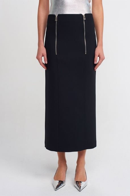 Hoge Taille Midi Pantalonrok - Image 4