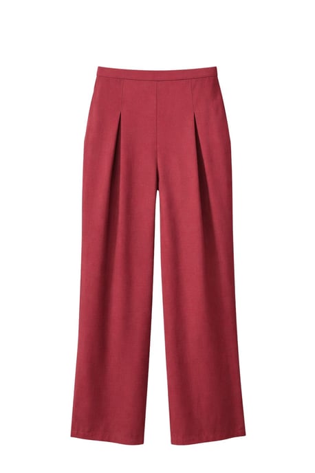 Dames Hoog-waist Wijde Pantalon van Krep - Image 1