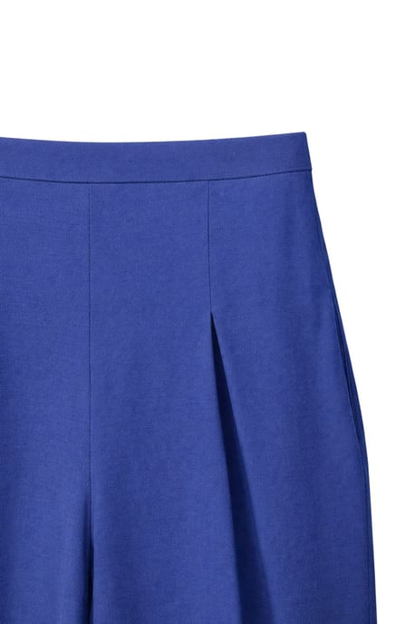 Dames Hoge Taille Wijdvallende Crepe Broek - Image 2