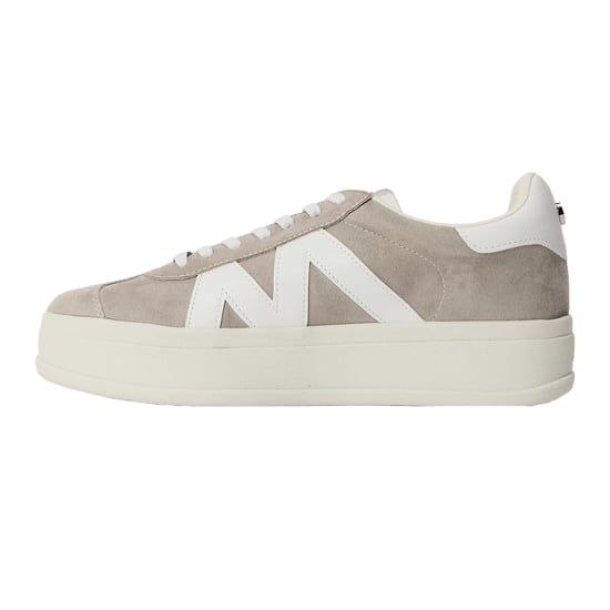 Steve Madden Womens/Ladies Opponent Leather Trainers (Grey) - Image 2