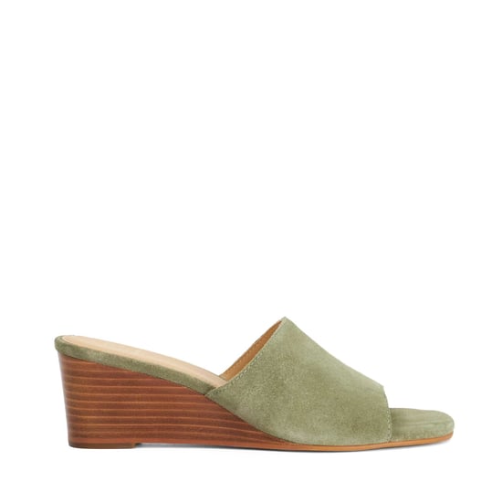Dune Ladies Kaydee - Suede Wedge Slip-On Mules - Image 2