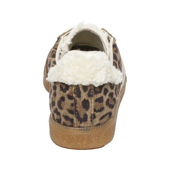 Steve Madden Womens/Ladies Elora Leopard Print Textile Trainers (Brown) - Image 2