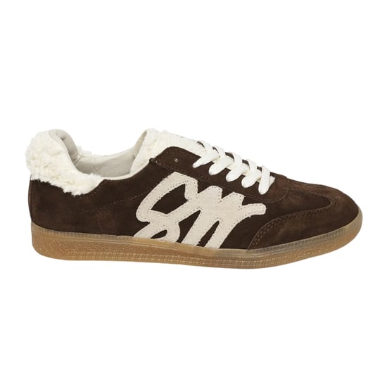 Steve Madden Womens/Ladies Elora Suede Trainers (Dark Brown) - Image 3