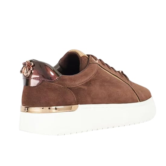 Dune London Womens/Ladies Emmelino Suede Trainers (Brown) - Image 2