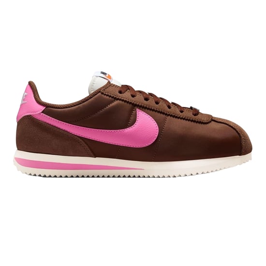 Nike Womens/Ladies Cortez Suede Trainers (Brown/Pink) - Image 1