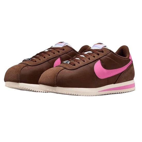Nike Womens/Ladies Cortez Suede Trainers (Brown/Pink) - Image 4