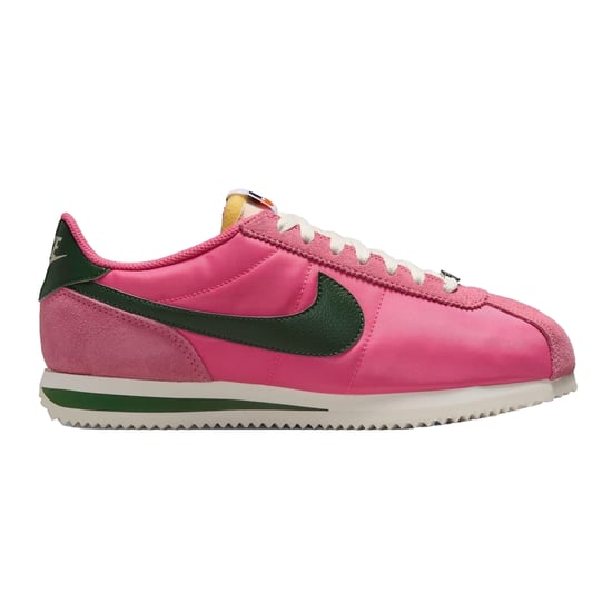 Nike Cortez-suède sneakers voor dames (Roze/Groen) - Image 1
