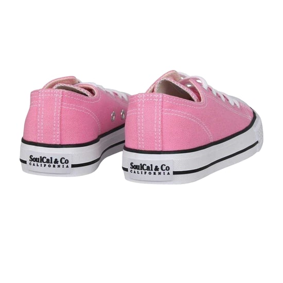 SoulCal Childrens/Kids Classic Canvas Trainers (Pink) - Image 2