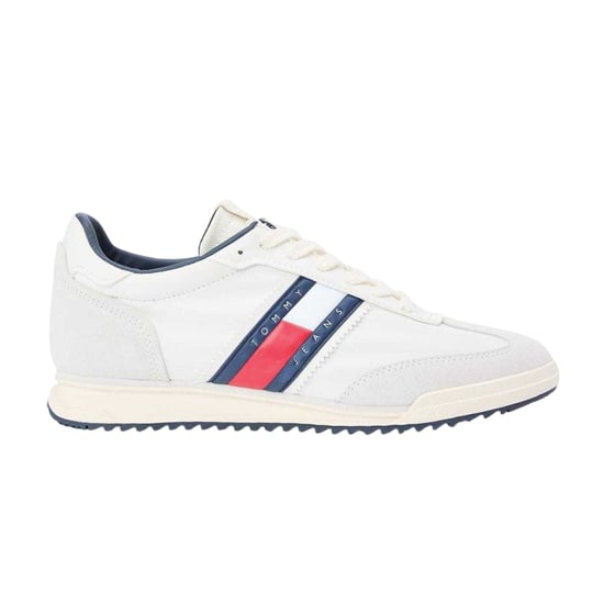 Tommy Jeans Suède hardlooptrainers heren (Ivoor) - Image 1