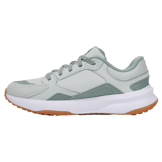 Under Armour Mens Edge Low Trainers (Green/White/Black) - Image 3