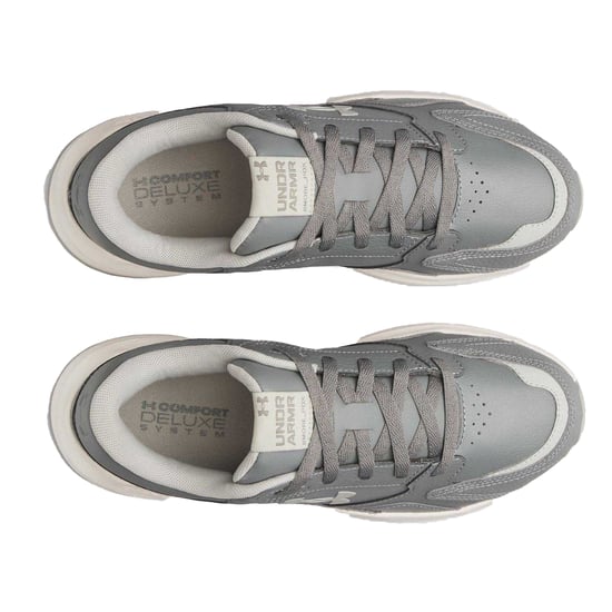 Under Armour Mens Edge Low Trainers (Green/White/Black) - Image 5