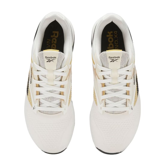 Reebok Nano X4 Flat Trainers för herrar (Krita/Svart/Retro Blå) - Image 4