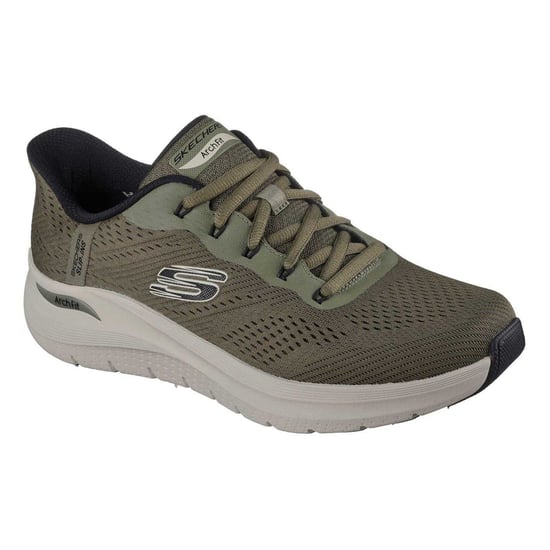 Skechers Heren Arch Fit 2.0 Slip-In Trainers (Olijf) - Image 3