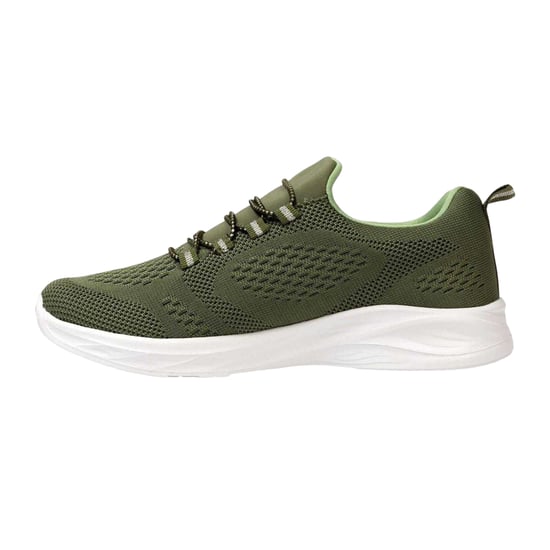 Donnay Dames/Dames Gebreide Platte Trainers (Leger Groen) - Image 3