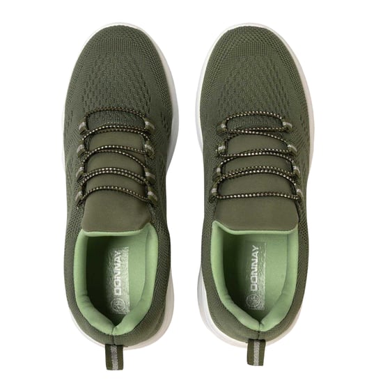 Donnay Dames/Dames Gebreide Platte Trainers (Leger Groen) - Image 4