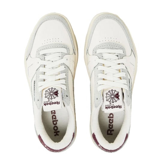 Reebok Unisex leren pumps voor volwassenen (Krijt/Grijs) - Image 3