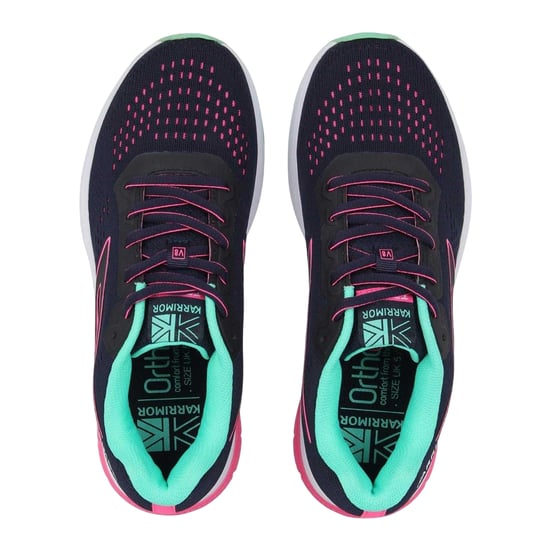 Karrimor Womens/Ladies Tempo Trainers (Navy/Pink) - Image 4