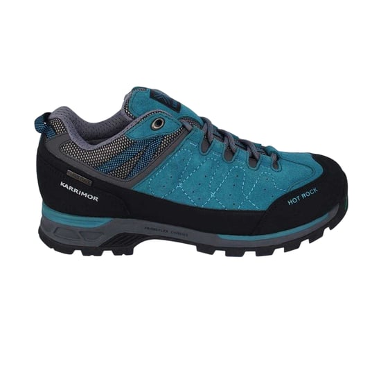 Karrimor Womens/Ladies Hot Rock Suede Waterproof Walking Shoes (Teal) - Image 1