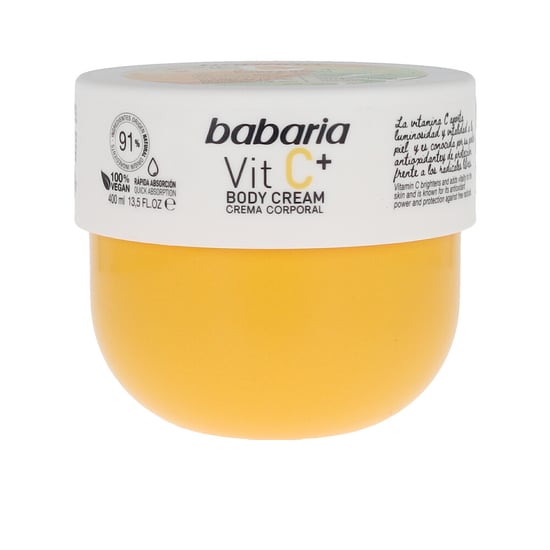 Vitamin C+ Body Cream 100% Vegan 400 ml - Image 1