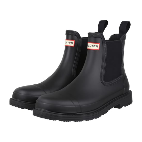 Hunter Womens/Ladies Commando Chelsea Boots (Black) - Image 3
