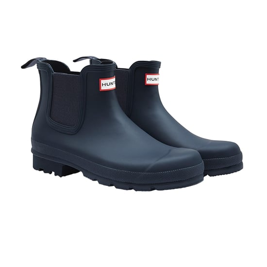 Hunter Mens Original Chelsea Boots (Navy) - Image 3